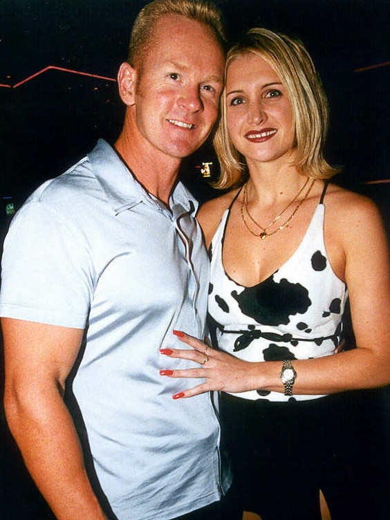 Trevor and Kelly Groves at Melbas in 2000.