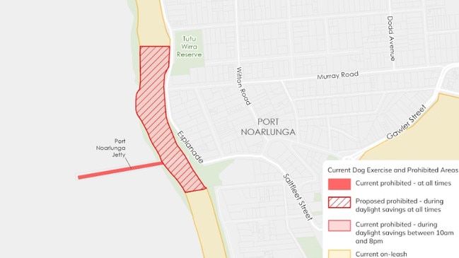 This proposed change aims to prohibit dogs at Port Noarlunga Beach at all times during daylight savings.