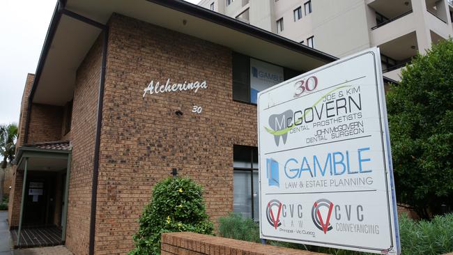 Vittorio Cuoco’s law firm on Market Street, Wollongong. Picture: Jonathan Ng.