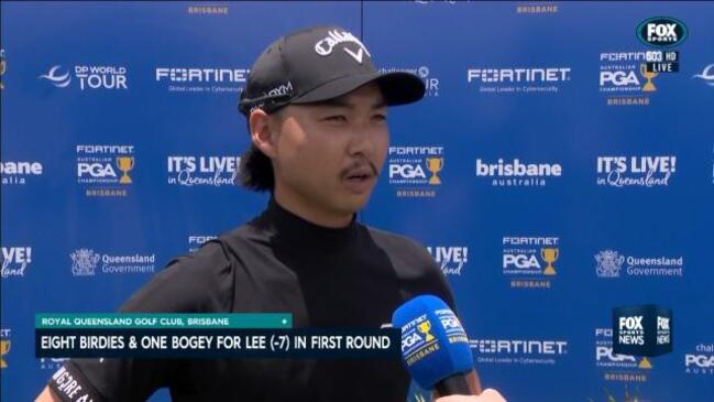 Lee leads the Aussies in first round