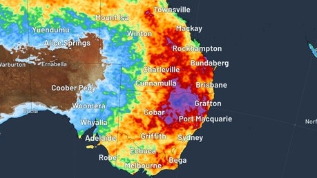 Wild weather is set to pelt the east coast of Australia, bringing heavy rain and damaging winds to many of the capitals. Picture: Supplied / Weatherzone