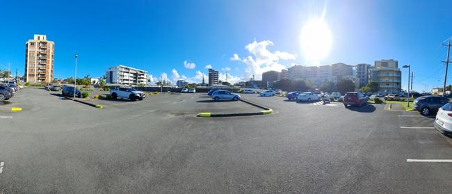 Taken on a weekday afternoon, it's clear the carpark is underused, as the bowling club suggests.