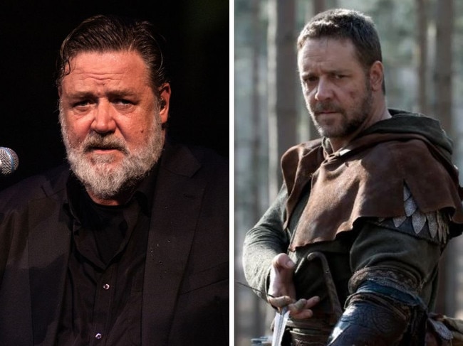 Russell Crowe broke both legs on Robin Hood