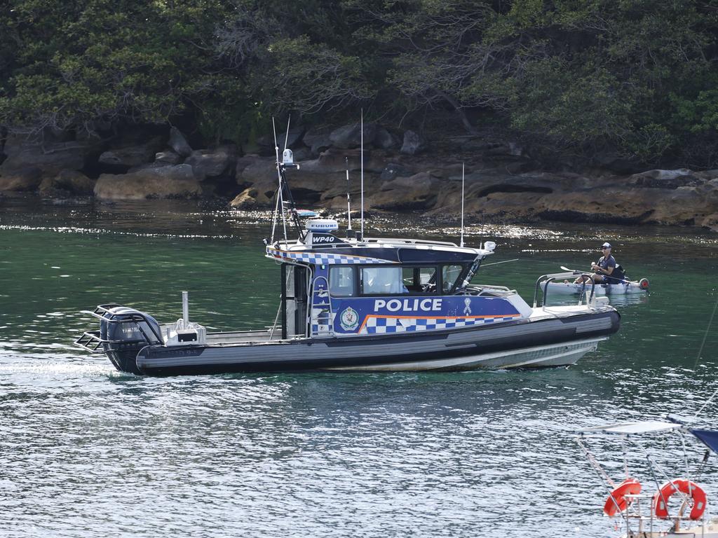 SUNDAY TELEGRAPH. JANUARY 22, 2022.

Pictured are Police searching around Little Collins Beach in Manly for a missing person. At 5am this morning a boat capsized and a person was heard screaming for help. Picture: Tim Hunter.