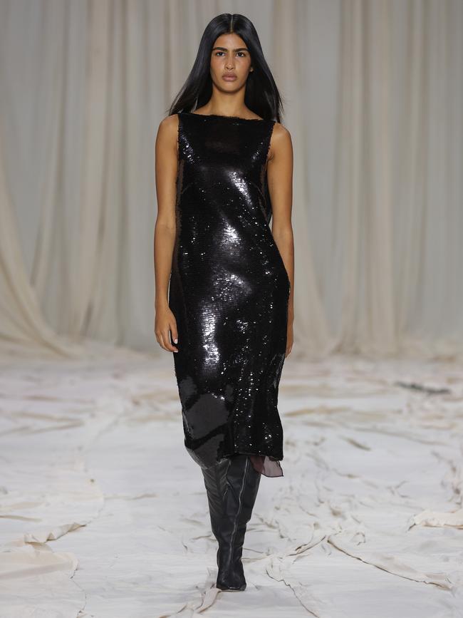 The sequined dress at Esse.