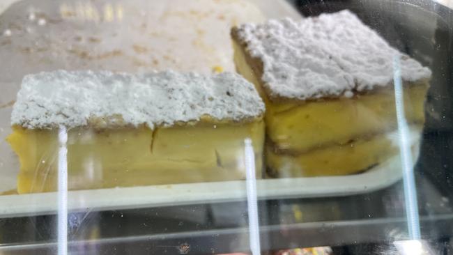 The vanilla slices at Crumbles Bakehouse at Heathmont Village shopping centre. Picture: Kiel Egging.