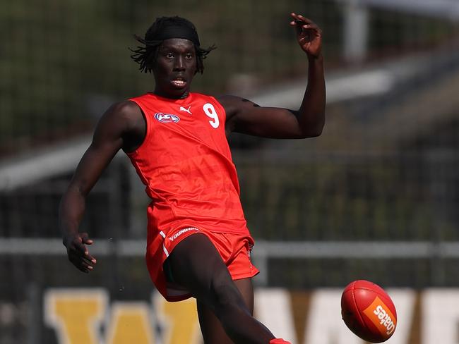 Rod Ali impressed for the Young Guns. Picture: Rob Lawson/AFL Photos