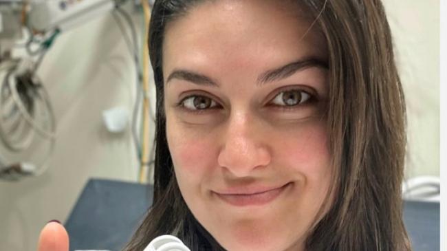 Social media posts by Channel Nine's, Sarah Abo who was rushed to hospital just before the Carols by Candle light in Melbourne on Christmas Eve, 2024. Picture: Instagram