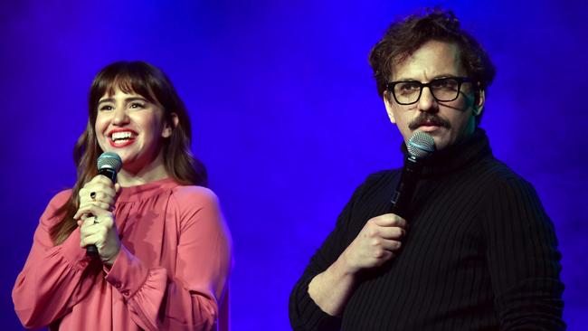 Adelaide Cabaret Festival 2023. Michelle Brasier and Ben Russell in Comedians Auditioning for Musicals. Picture: Supplied