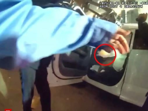 Police Body Cam footage from New Orleands terror attack. Picture: Supplied