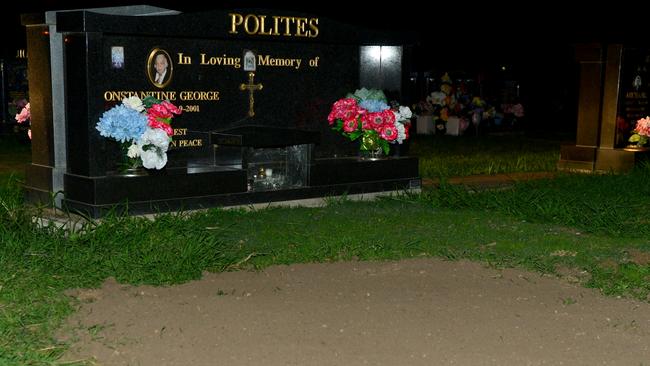 Police have excavated the grave of Con Polites. Pic: Bianca De Marchi