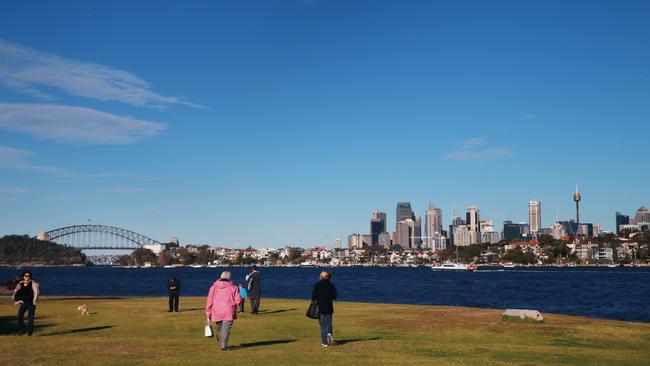 There’s plenty of room for a picnic blanket on Clarkes Point. Picture: Toby Zerna