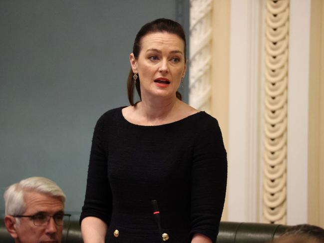 Environment Minister Leanne Linard. Protected zones in the Great Sandy Marine Park will increase by 9 per cent in 2024 in an effort to boost biodiversity and tourism opportunities. Picture: Liam Kidston