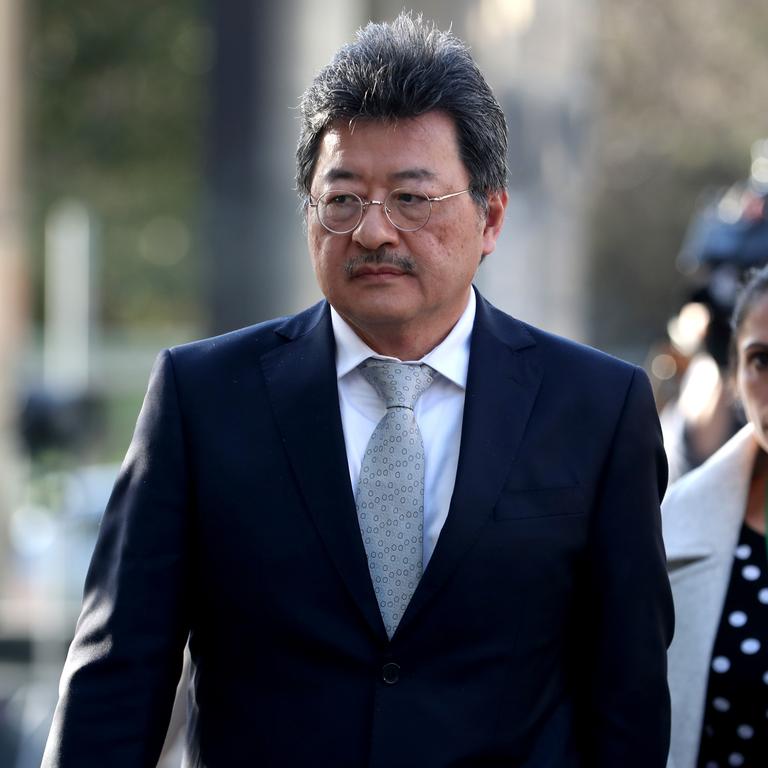 TPG executive chairman David Teoh’s day in court finally gave news photographers a chance to get a more up to date photo of the notoriously private billionaire. Picture: David Geraghty/The Australian