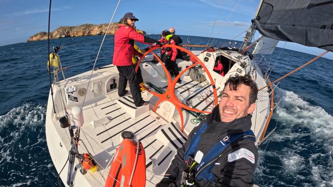 Mary-Ann Harvey steers clockwork as the team prepares for the big race from Sydney to Hobart. Supplied.