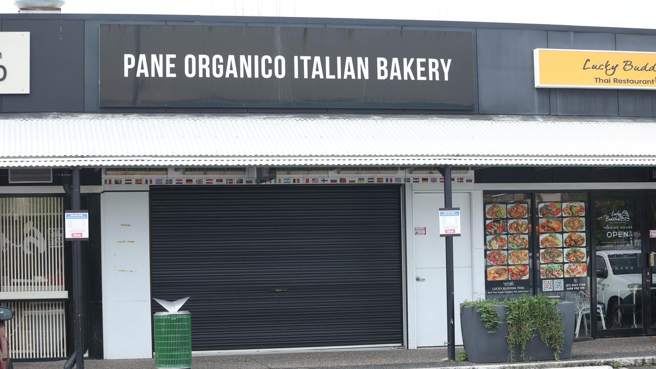 Mermaid Beach bakery Pane Organico Italian Bakery, which ceased trading on April 12 this year.