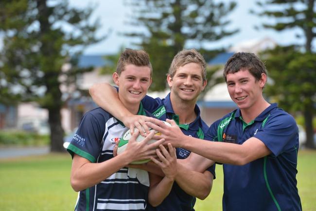 Daniel Boyd, Michael Kaspar & Bradley Boyd. Picture: Lee Constable