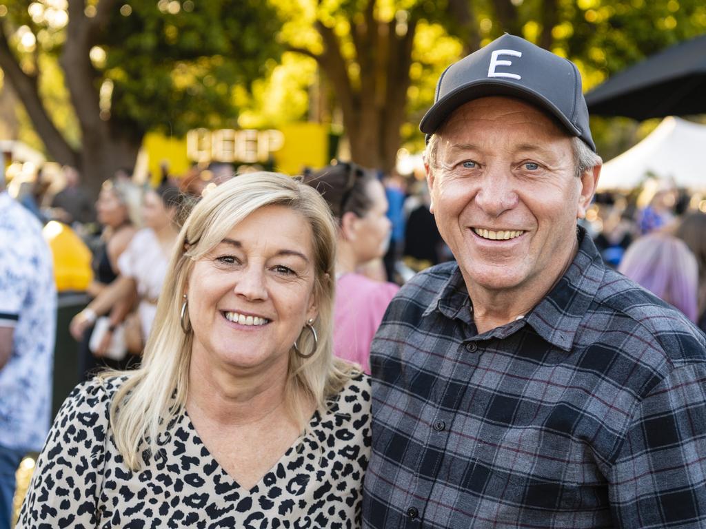 Mandy and Brett Ebneter at the Festival of Food and Wine of Carnival of Flowers 2022, Saturday, September 10, 2022. Picture: Kevin Farmer