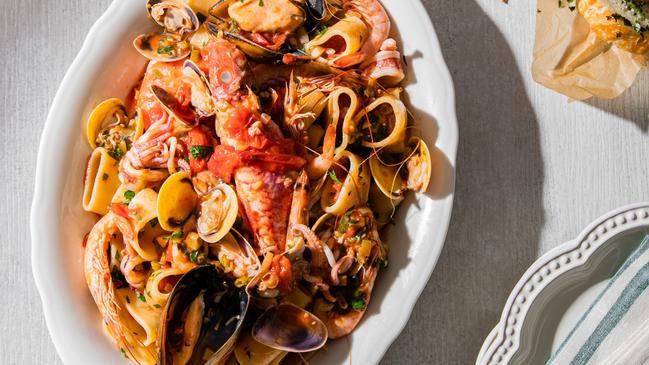 Elizabeth Hewson’s fruitti di mare. Picture: Nikki To