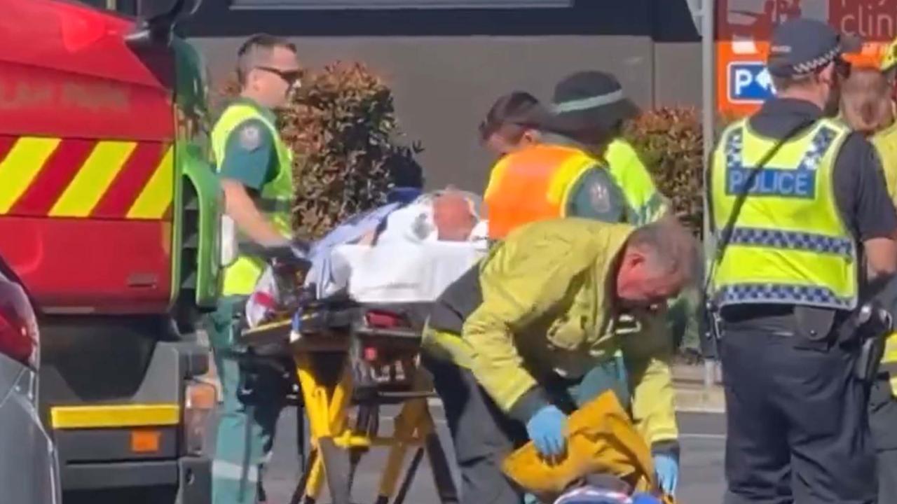 A road crash in Marryatville left an elderly man in hospital and forced the closure of Kensington Rd earlier this year. Picture: 7 NEWS Adelaide