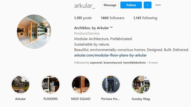 Arkular's Instagram account. Picture: Instagram