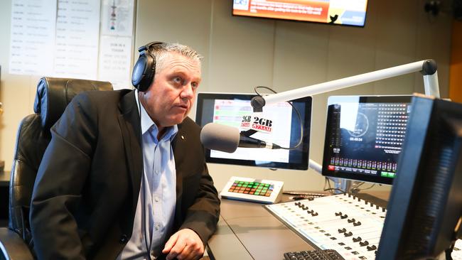 2GB radio host Ray Hadley. Picture: Renee Nowytarger