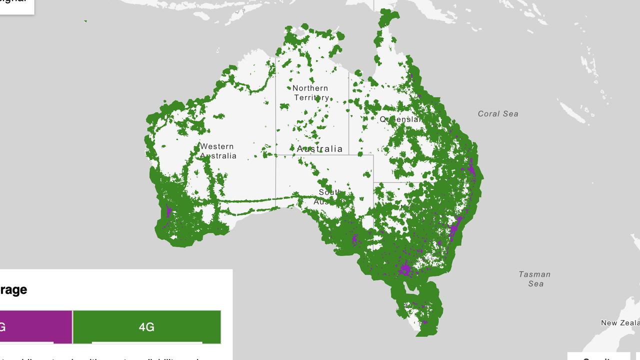 Telstra says coverage maps ‘not perfect’
