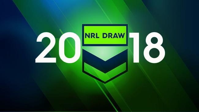The NRL draw for the 2018 season has been released.