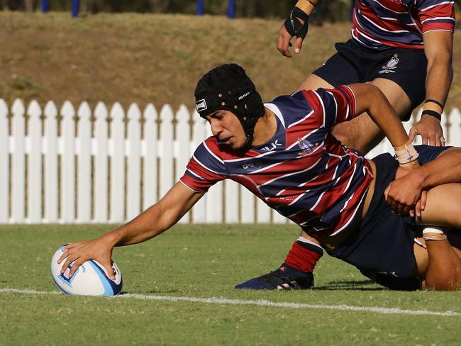 GPS rugby match between Brisbane Grammar and The Southport School - TSS Dion Samuela. Picture: AAP/David Clark