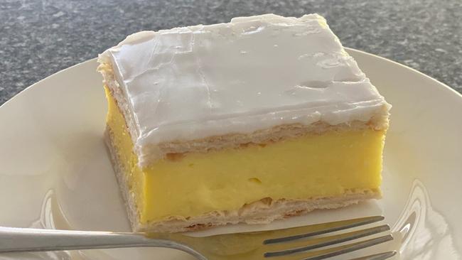 Windara Bakery’s vanilla slice. Picture: supplied