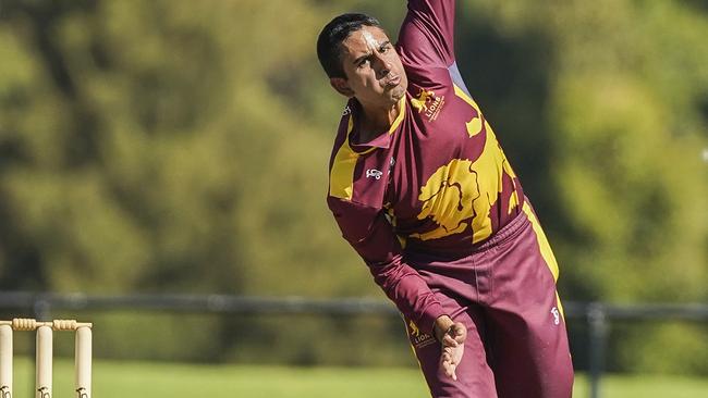 Ejaaz Alavi took four wickets on Saturday. Picture: Valeriu Campan