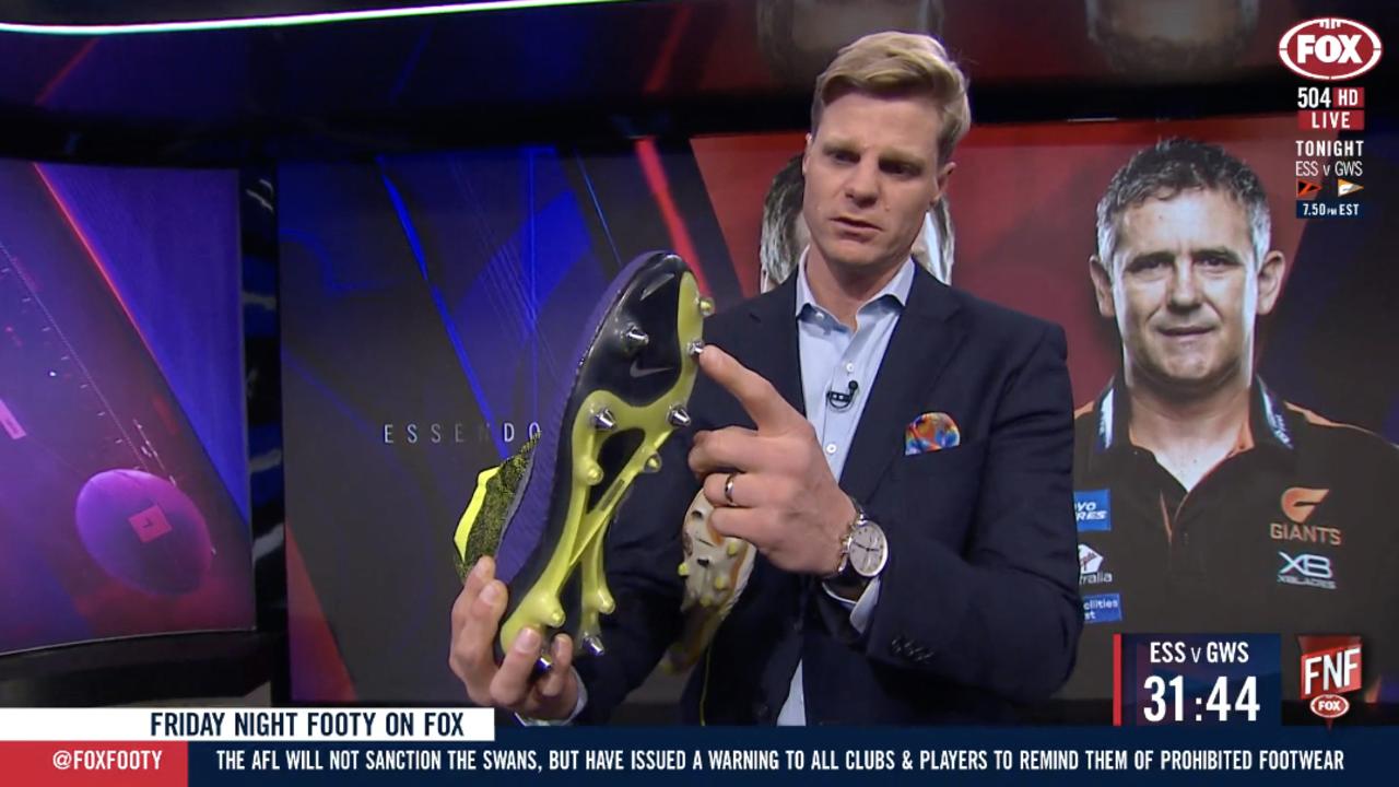 Nick Riewoldt has explained how some players wouldn't have known about illegal boots.
