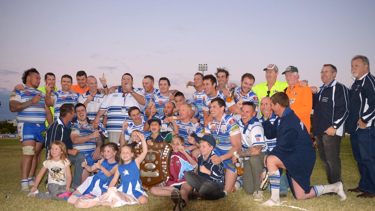 WORTHY WINNERS: Brothers took out the 2015 A-grade Bundaberg Rugby League title with a 36-24 win over Hervey Bay.Photo: Ben Turnbull / NewsMail