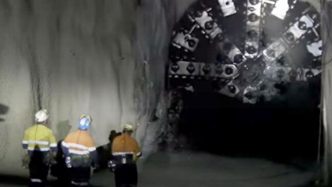 Inside Anglo American's Grosvenor Coal Mine near Moranbah. Picture: YouTube