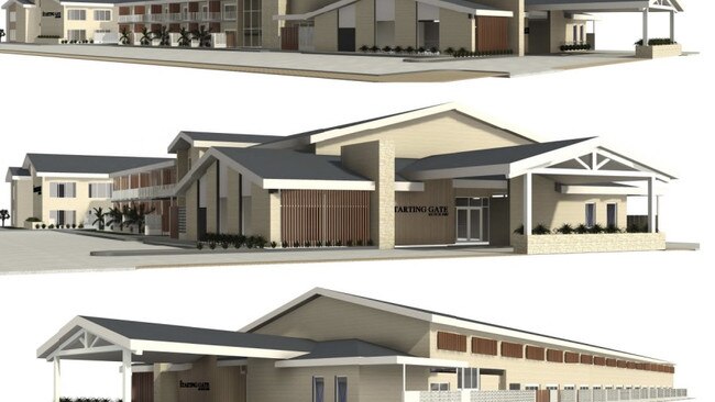 The proposed motel plan to be developed in Mudgee.