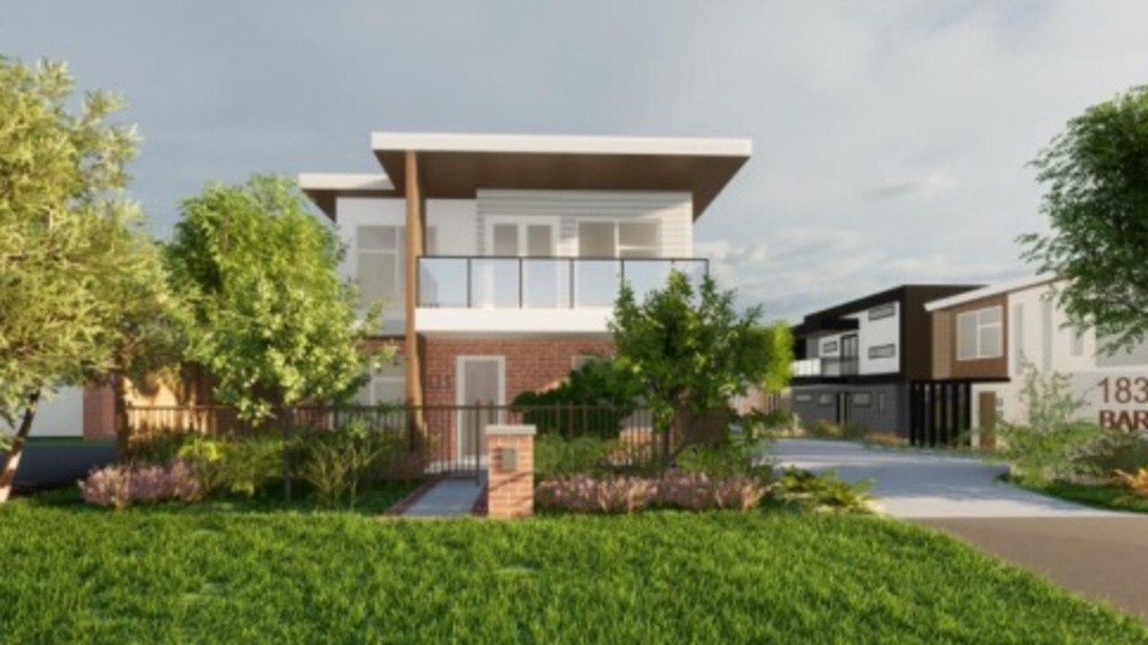 Plans for an affordable housing development at 183 Barwarre Road, Marshall.