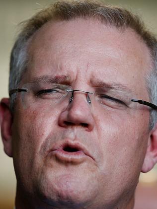 Oozing masculinity: Federal Treasurer Scott Morrison. Pictures: Jack Tran