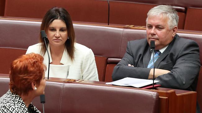 Former senator Rex Patrick and Senator Jacqui Lambie have previously worked together in parliament.