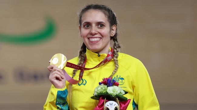 Amanda Reid became just the fifth Indigenous Australian to claim a Paralympic gold medal. Picture: Kiyoshi Ota/Getty Images