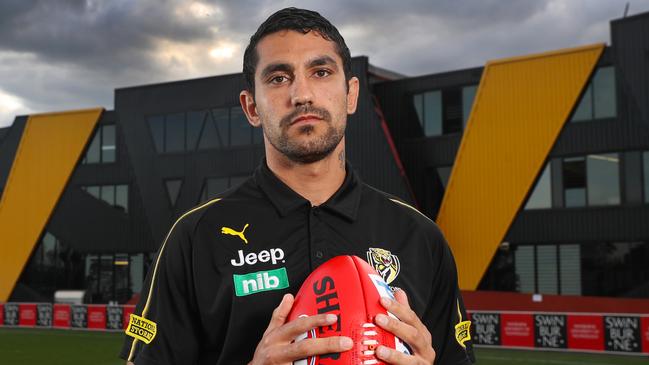 Marlion Pickett has embraced life at Punt Road since being drafted mid-season by Richmond.