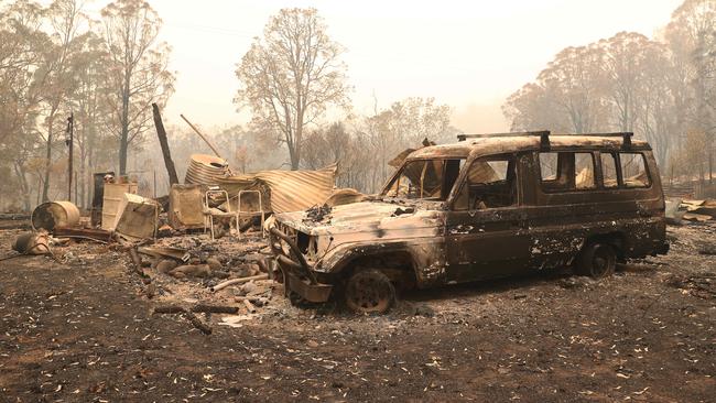 The historic church in Willawarrin which had been converted was destroyed. Picture: John Feder