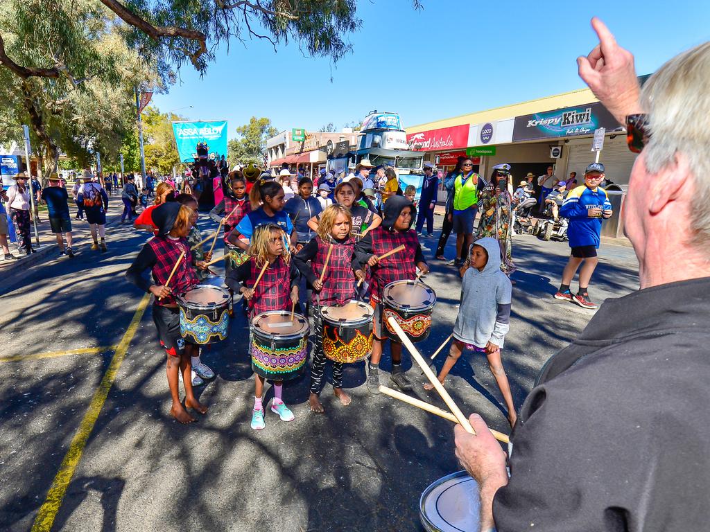 The regatta has been held for 58 years on the dry riverbed of the Todd River in Alice Springs. Picture: Social Media NT