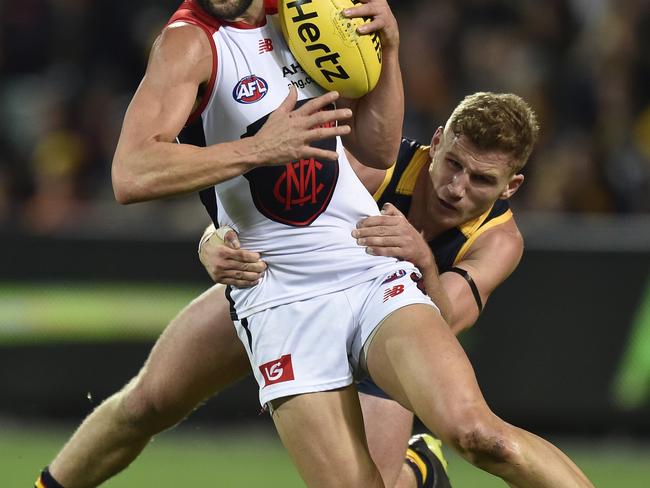 Plastering an uninspired logo on a jersey somehow didn’t turn out to be a winner. Picture: AAP Image/David Mariuz