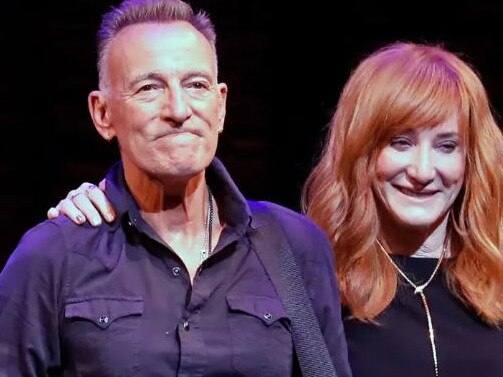 Bruce Springsteen and Patti Scialfa at opening night of “Springsteen on Broadway.” Getty Images