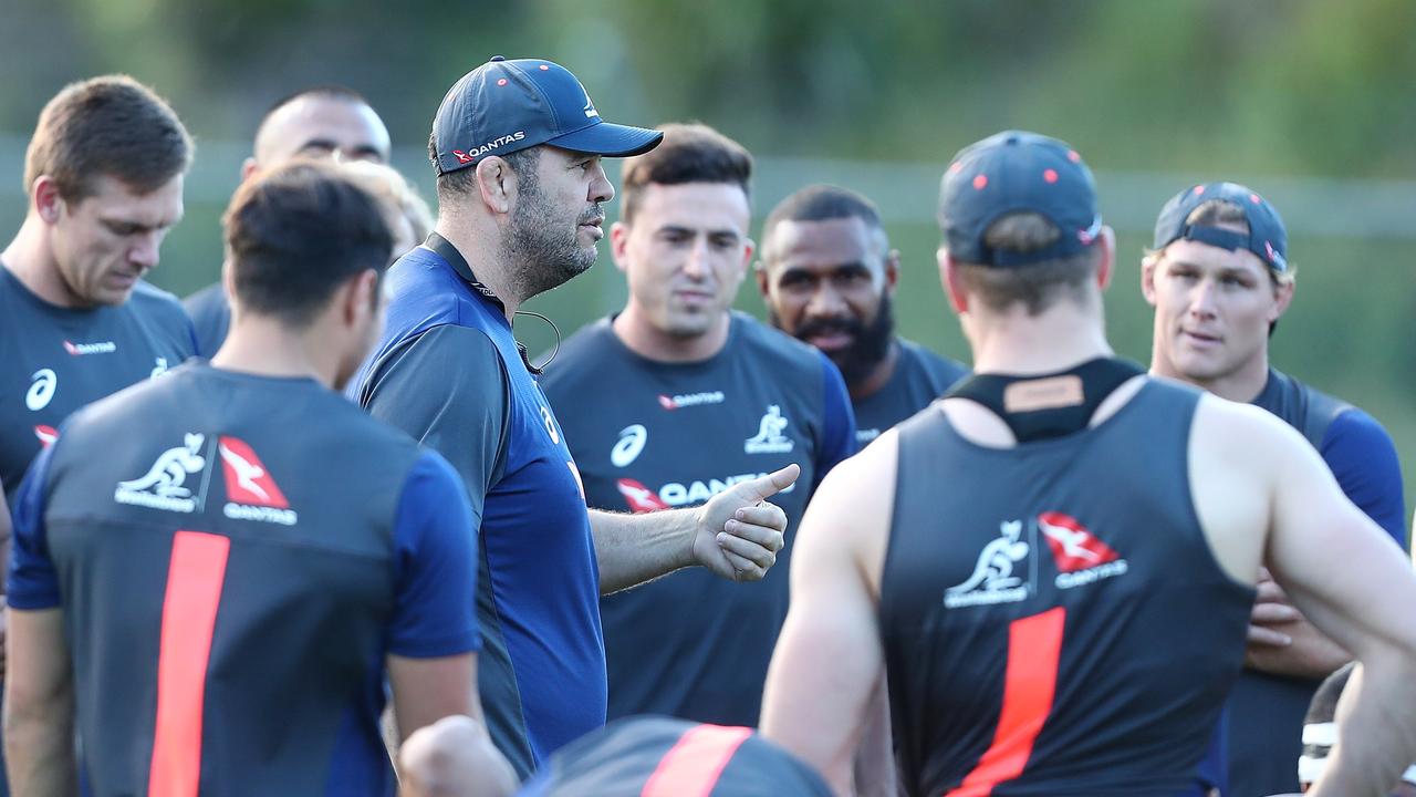 The Wallabies have arrived in Waiheke off the coast of Auckland to prepare for the second Test at Eden Park.