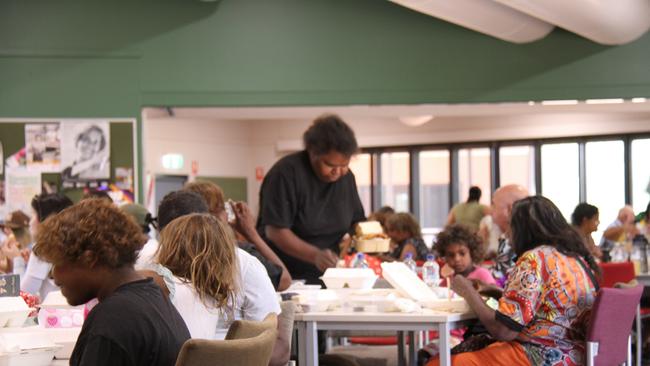 A free Christmas lunch for the was held for the Alice Springs community on Christmas Day. Picture: Gera Kazakov