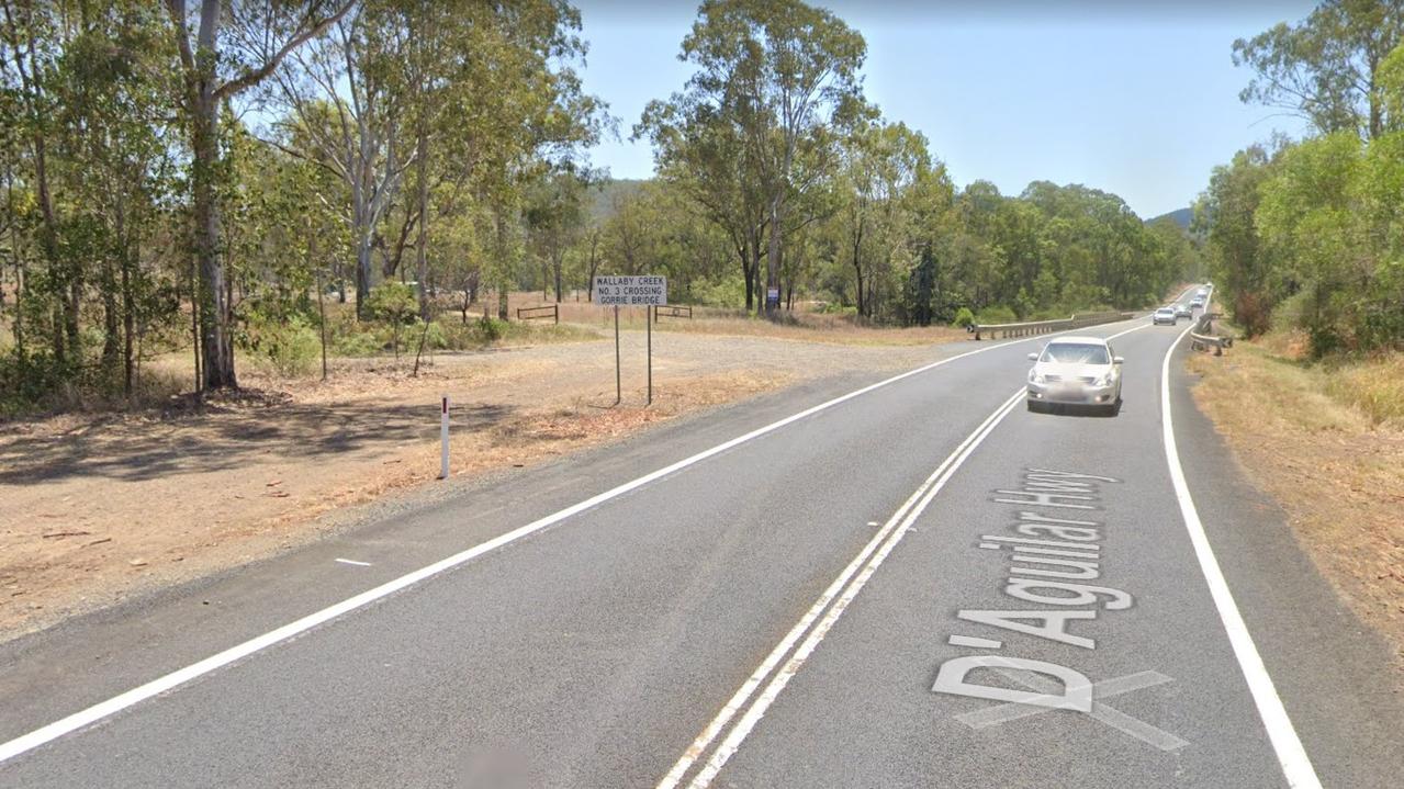 The D'Aguilar Highway is blocked in both directions after a serious crash in Moore.