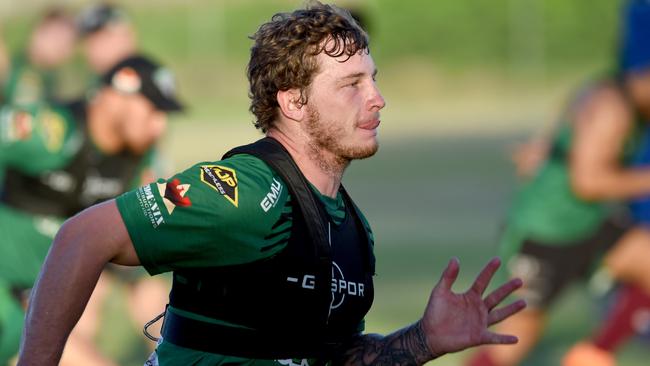 Josh Chudleigh at Blackhawks training. Picture: Evan Morgan