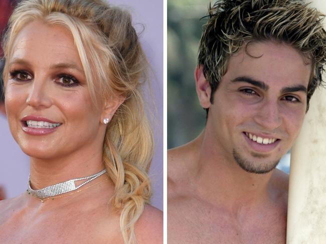 Britney Spears and Wade Robson.