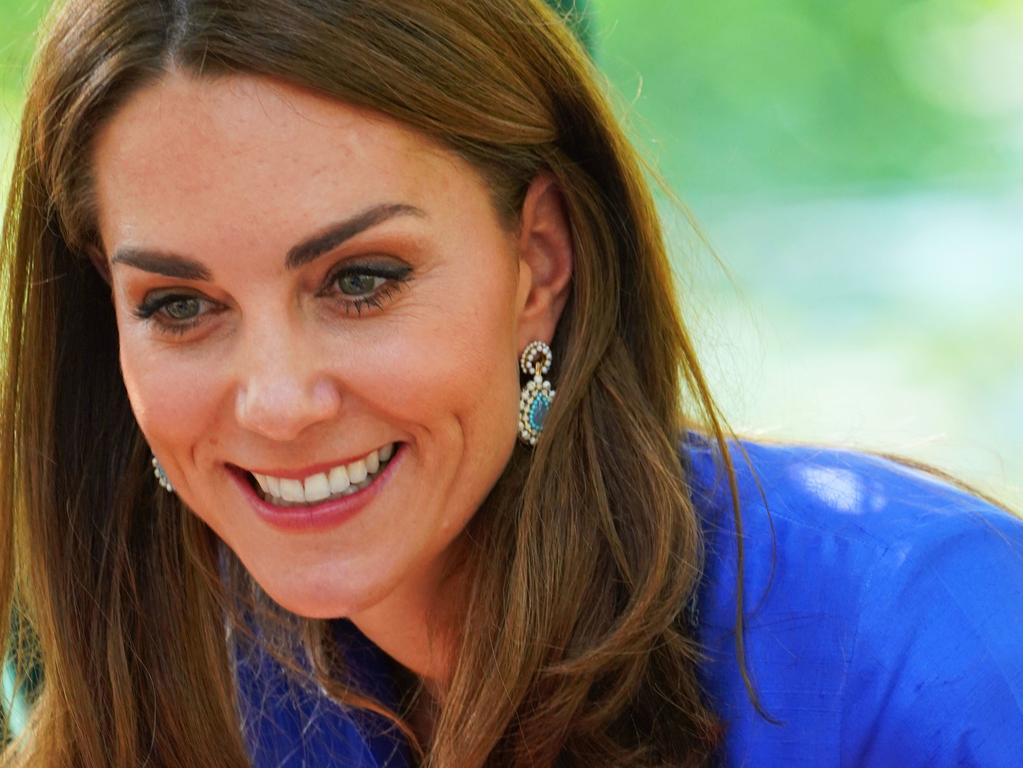 Kate meets local schoolchildren in the Margallah Hills Picture: Owen Humphreys-Pool/Getty Images